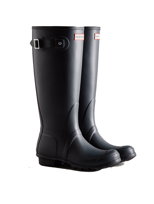 black hunter rain boots