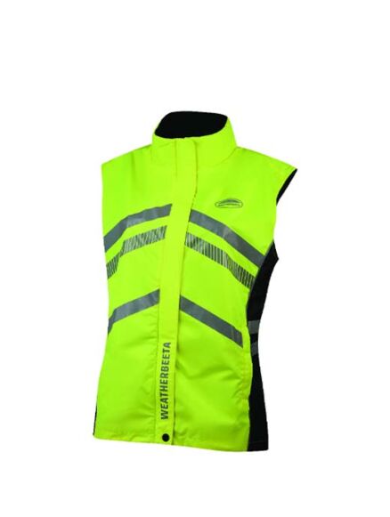 Weatherbeeta Reflective Lightweight Waterproof Vest Yellow 