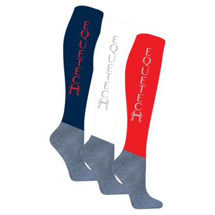 Equetech Performance Riding Socks- Red
