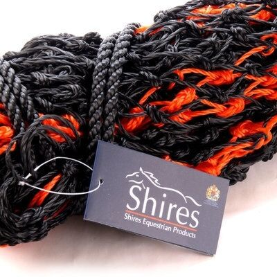 Shires Deluxe Large Haylage Net Black/Red