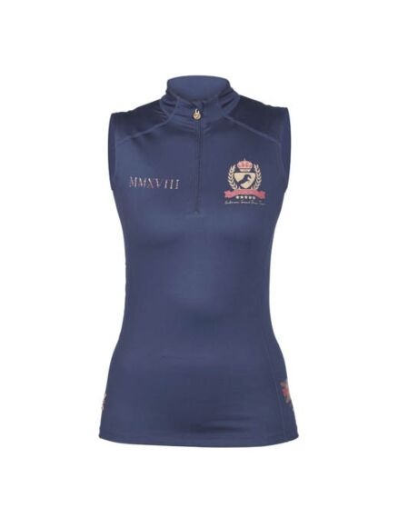 Shires Aubrion Team Sleeveless Base Layer Navy
