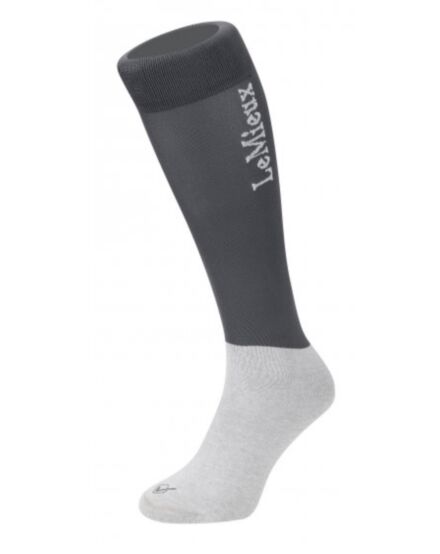 LeMieux Competition Socks Grey(Twin Pack) 