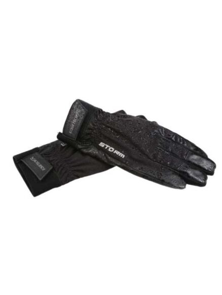 Children's Storm Waterproof Riding Gloves-Black