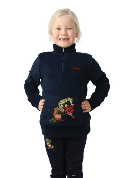 Hy Equestrian Thelwell Collection Children’s Soft Fleece Navy