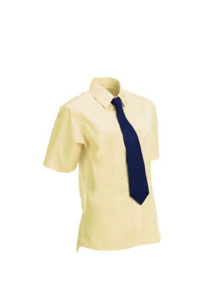 Equetech Junior Stretch Show Shirt Soft Yellow