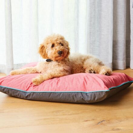 WeatherBeeta Waterproof Pillow Dog Bed Pink