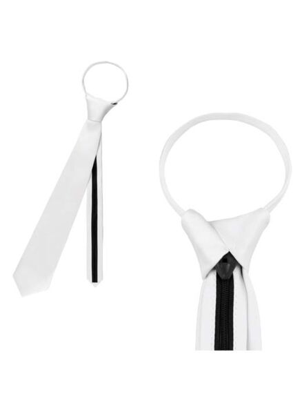 Equetech Zip Competition Tie-White