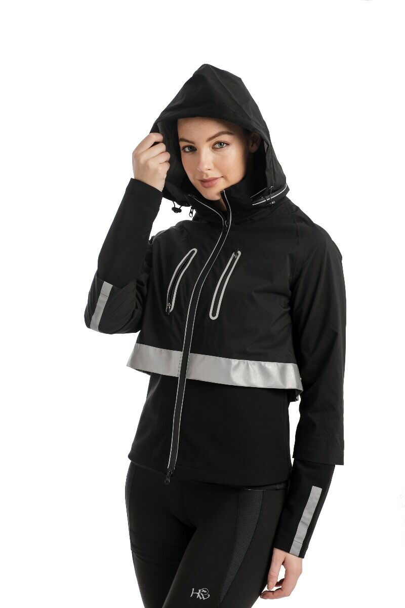 reflective jacket black