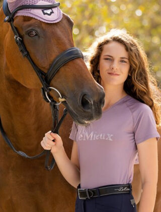 Lemieux Luxe T Shirt Musk Griggs Equestrian Lemieux Luxe T Shirt Musk Griggs Equestrian