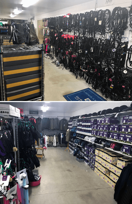 Griggs Equestrian Shop Floor